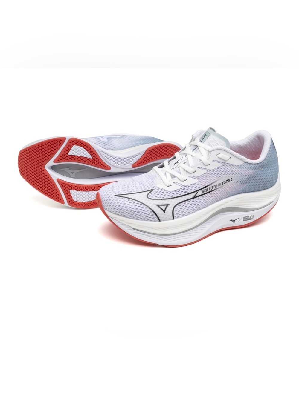 Mizuno Women's White & Coral Lightweight Running Shoes
